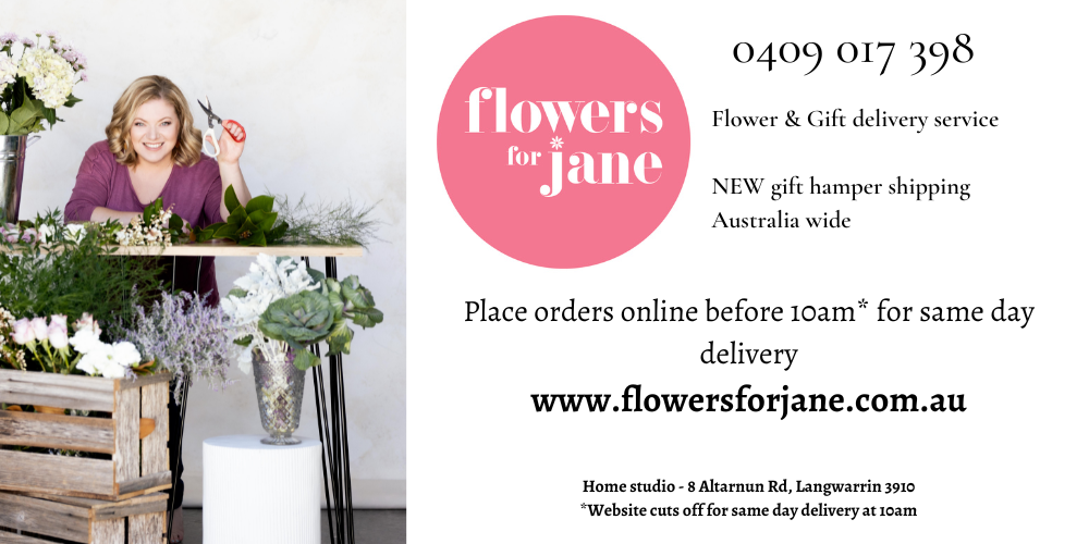 Flowers For Jane’s customers say they are the Best Florist for Flower Delivery near Frankston and Surrounding Suburbs.