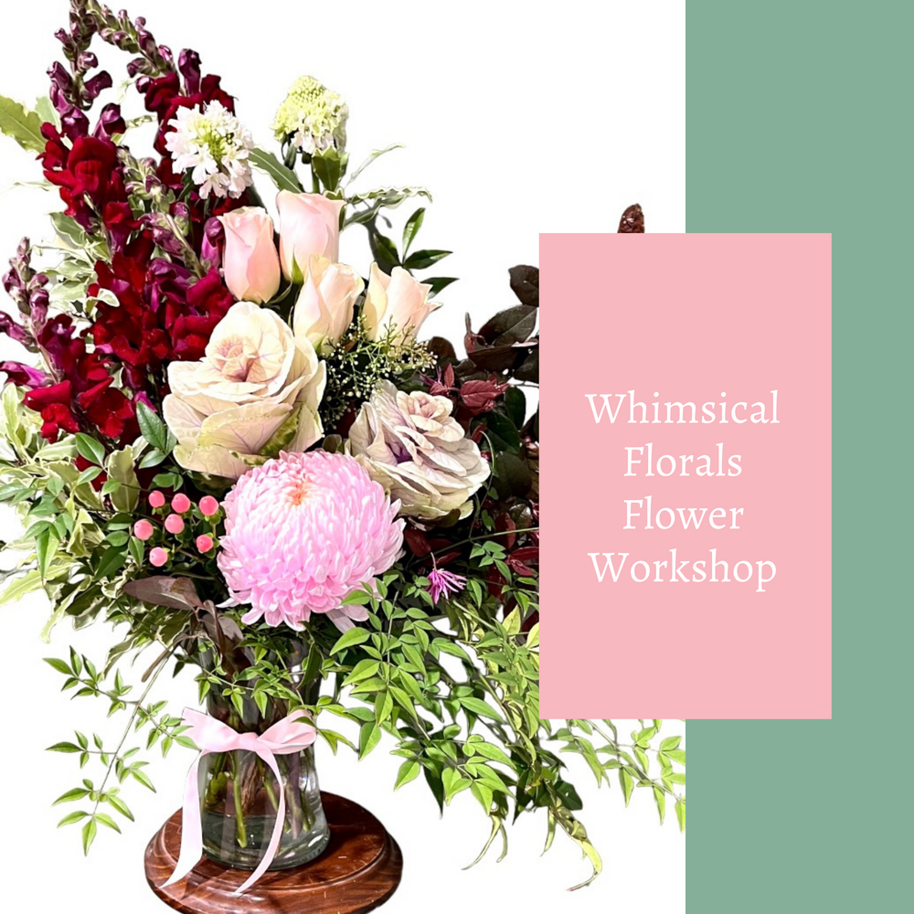 Indulge your mind playing with flowers at our floristry workshops in Langwarrin