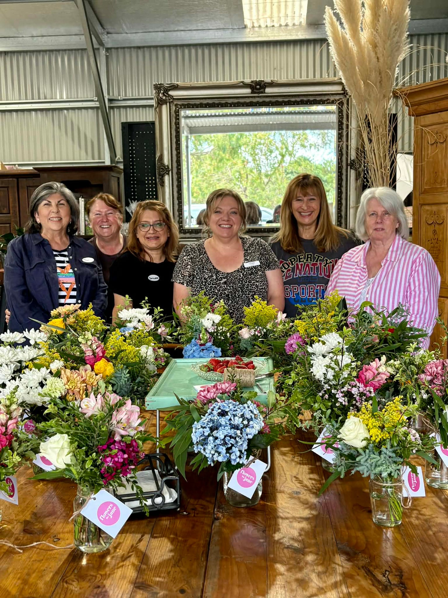 floristry group at The Community Posy Project Langwarrin