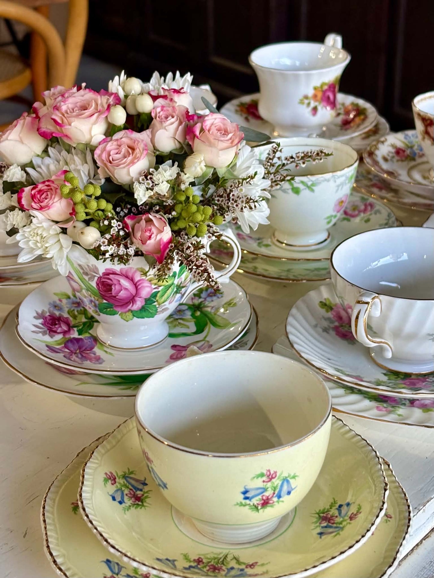 High Tea and Teacup Flowers