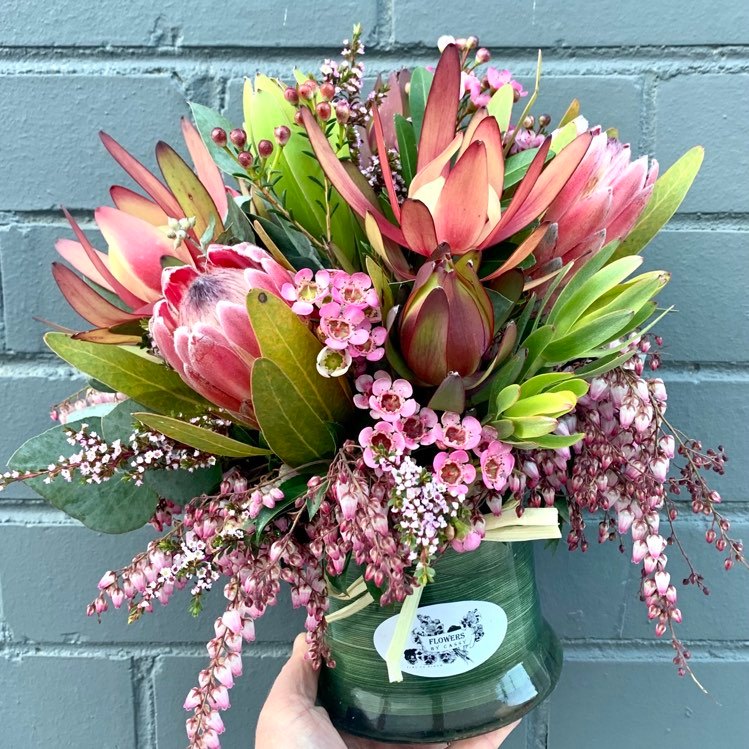 
                  
                    Native flower centerpiece
                  
                