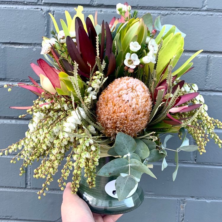 
                  
                    Native flower centerpiece
                  
                