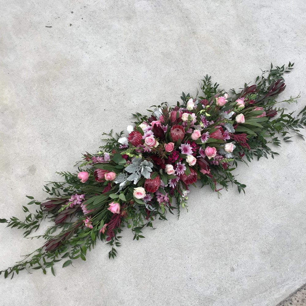 Floral Funeral spray - Casket Sheaf