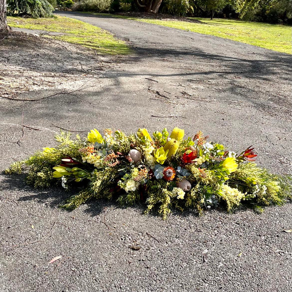 
                  
                    Floral Funeral spray - Casket Sheaf
                  
                