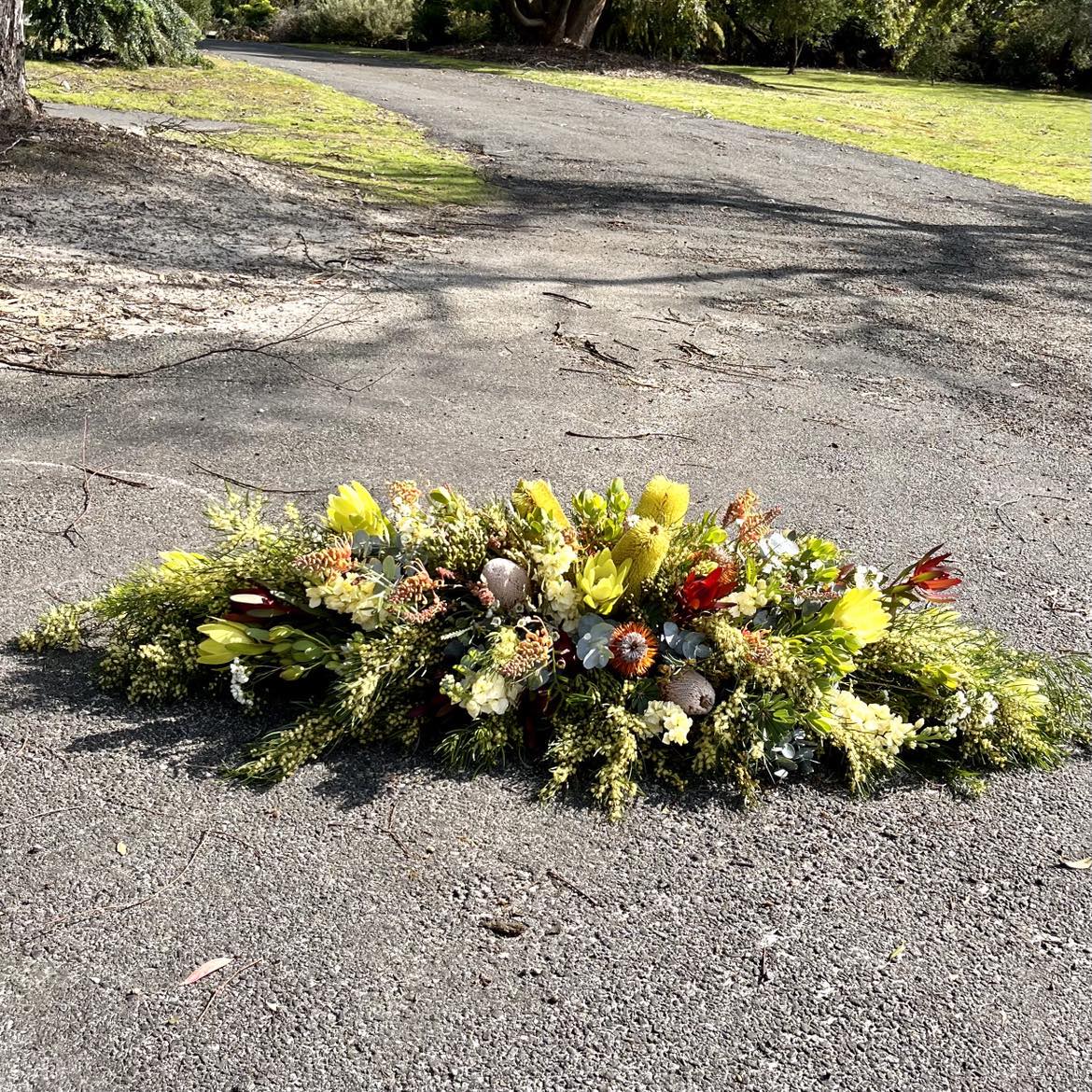 
                  
                    Floral Funeral spray - Casket Sheaf
                  
                
