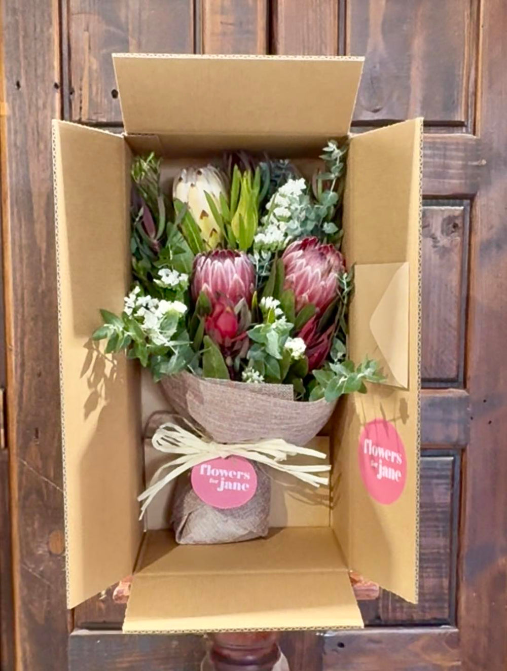 Boxed Native Flower bouquet delivered delivered across Australia