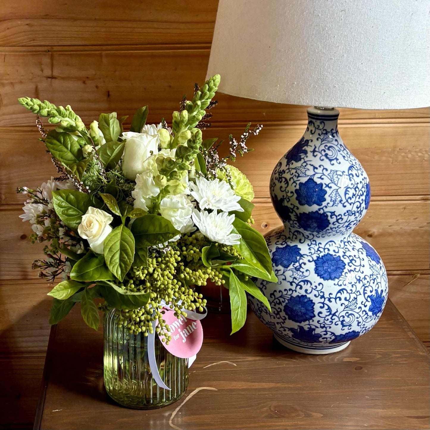 
                  
                    Posy Vase Floral Centerpiece
                  
                