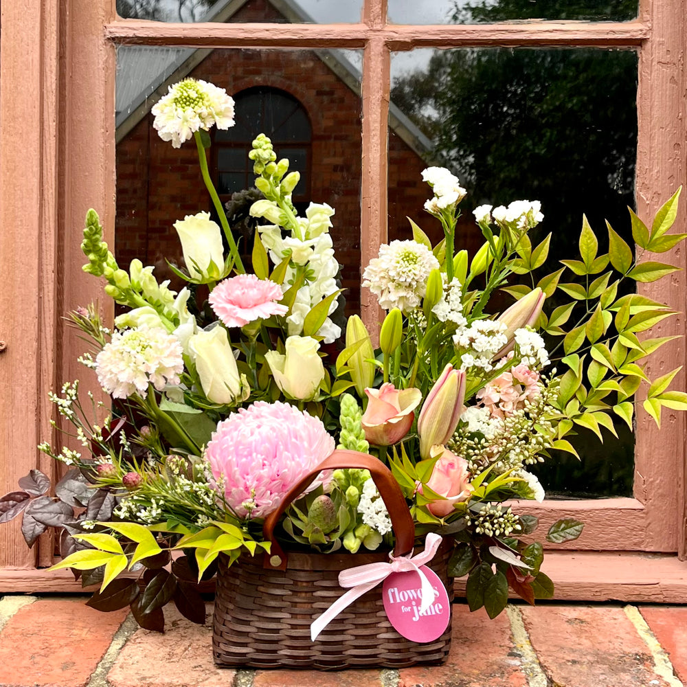 
                  
                    Basket of flowers
                  
                