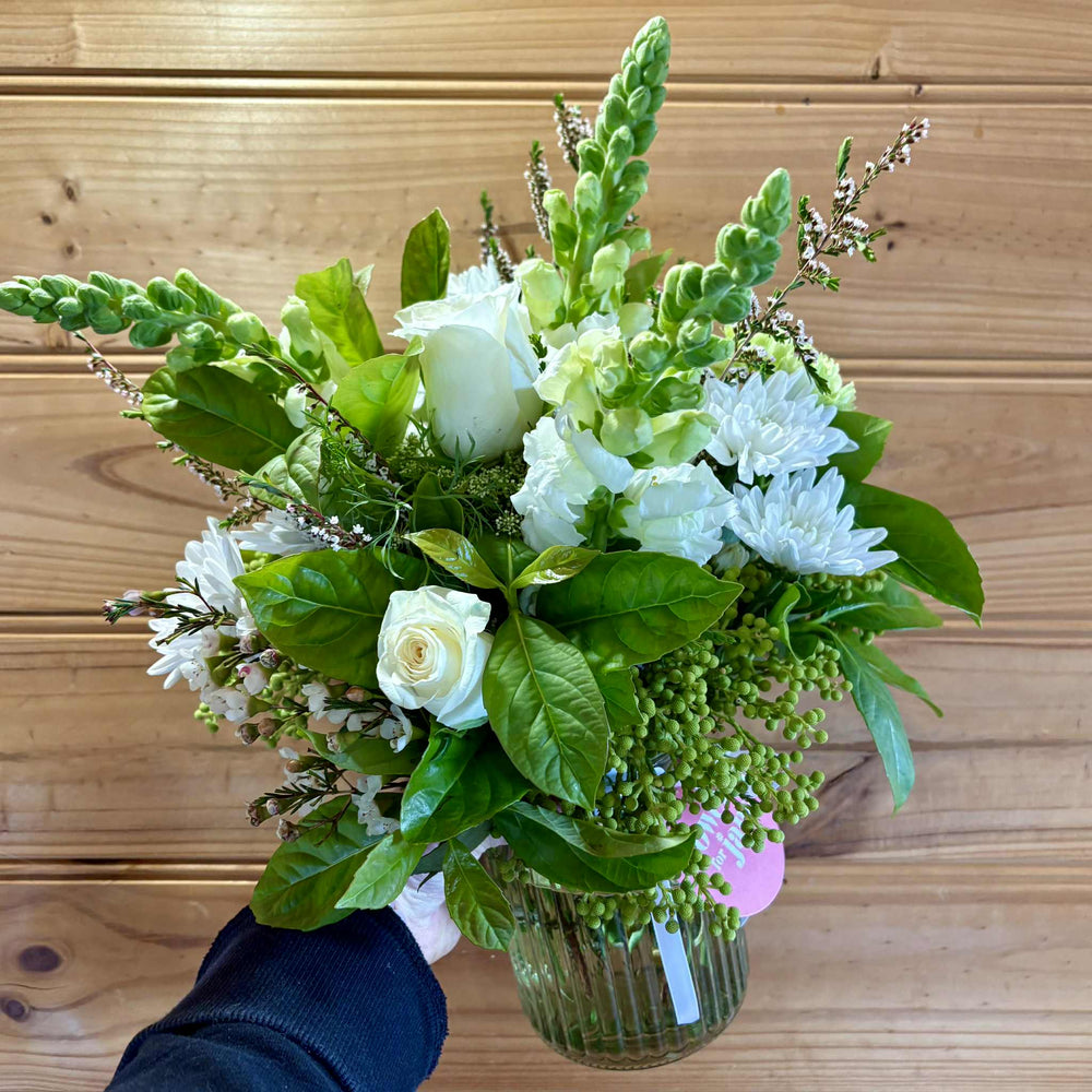 
                  
                    Posy Vase Floral Centerpiece
                  
                