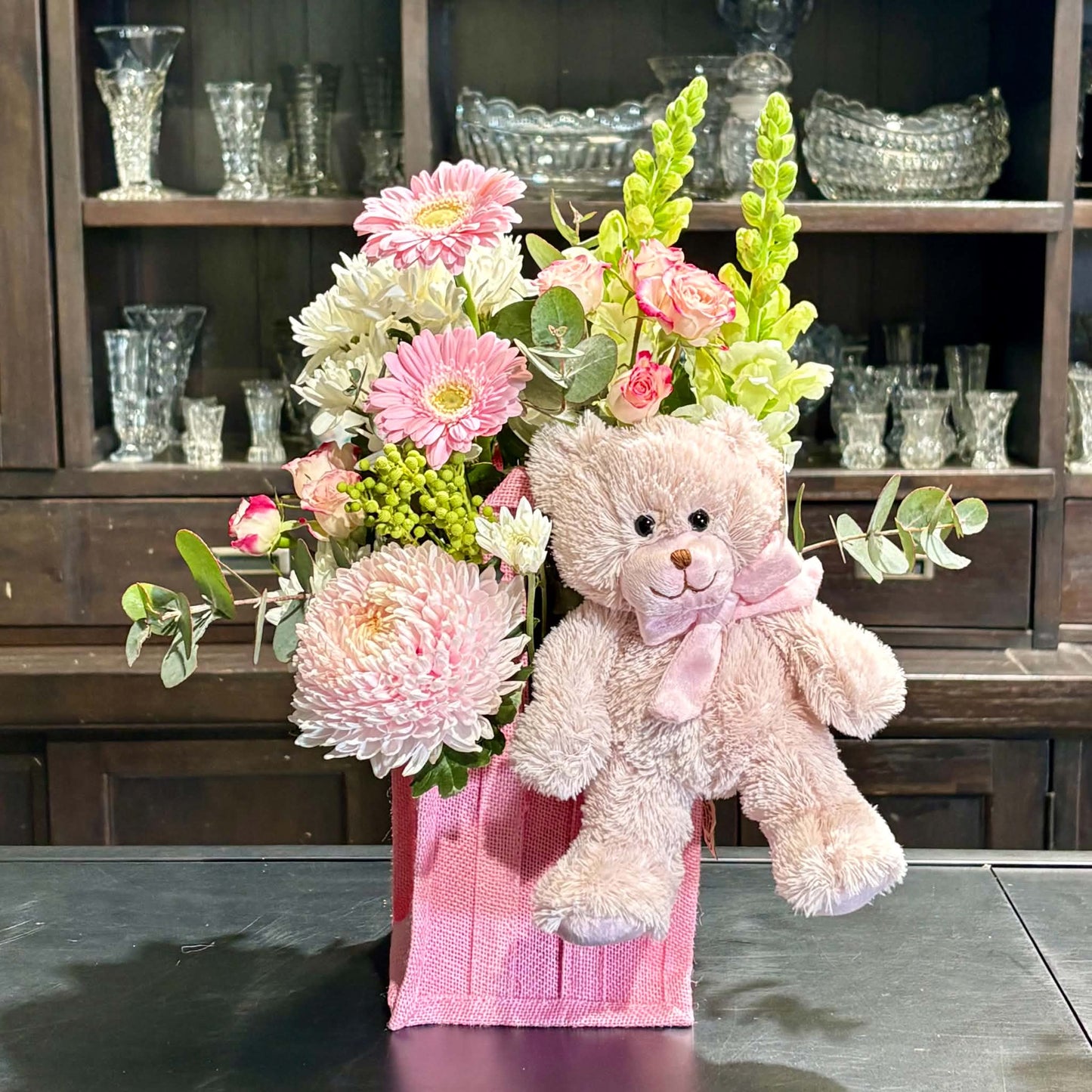 
                  
                    Baby Blooms & Teddy Gift Bag
                  
                