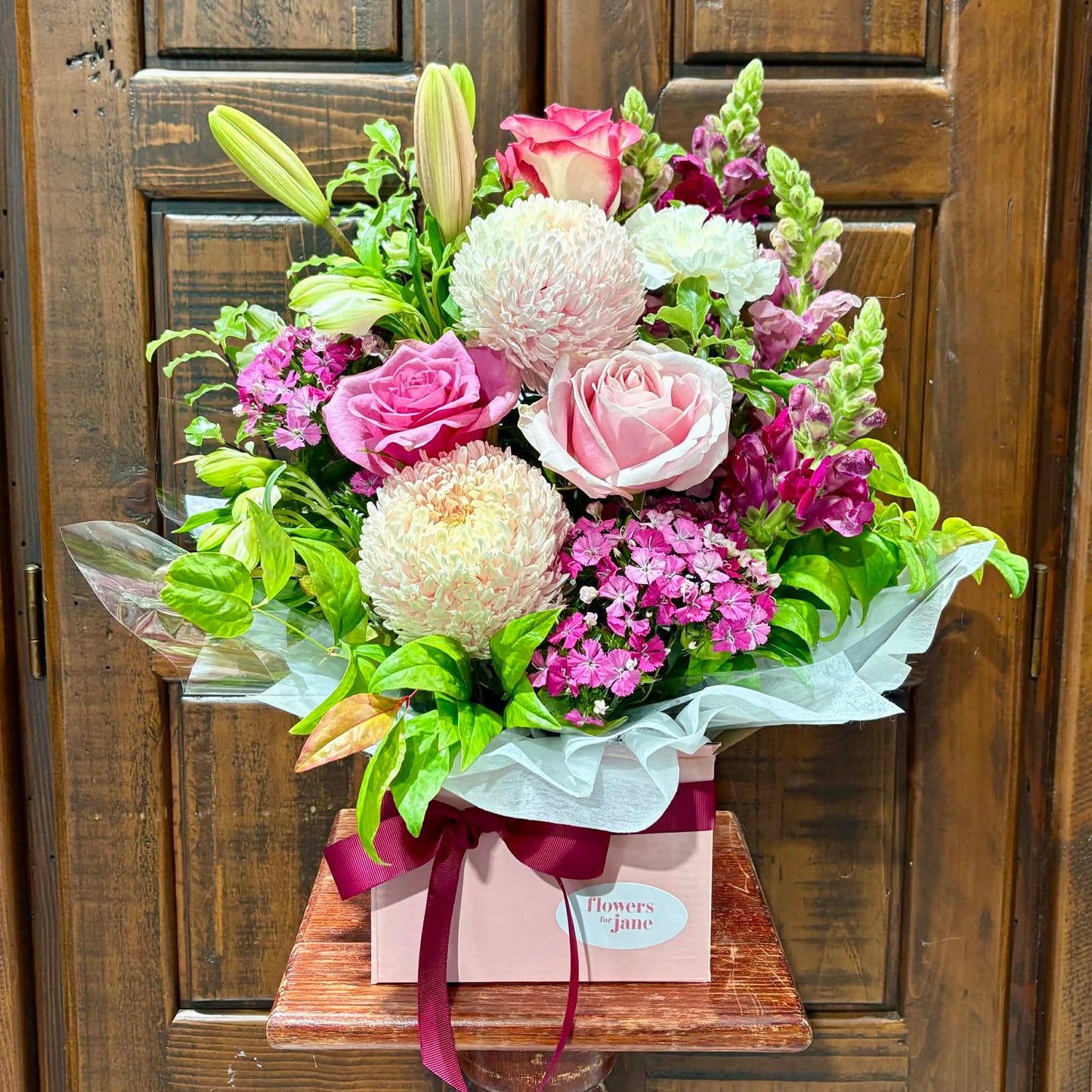 
                  
                    Box of flowers for Mum
                  
                