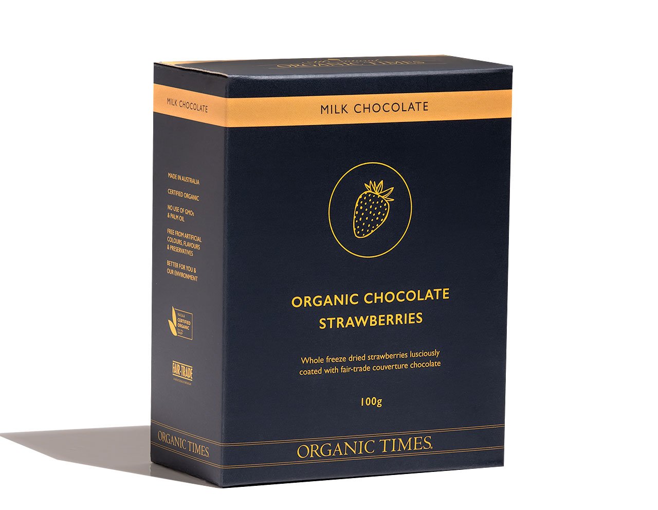 
                  
                    "Organic Times" Chocolate coated Strawberries
                  
                