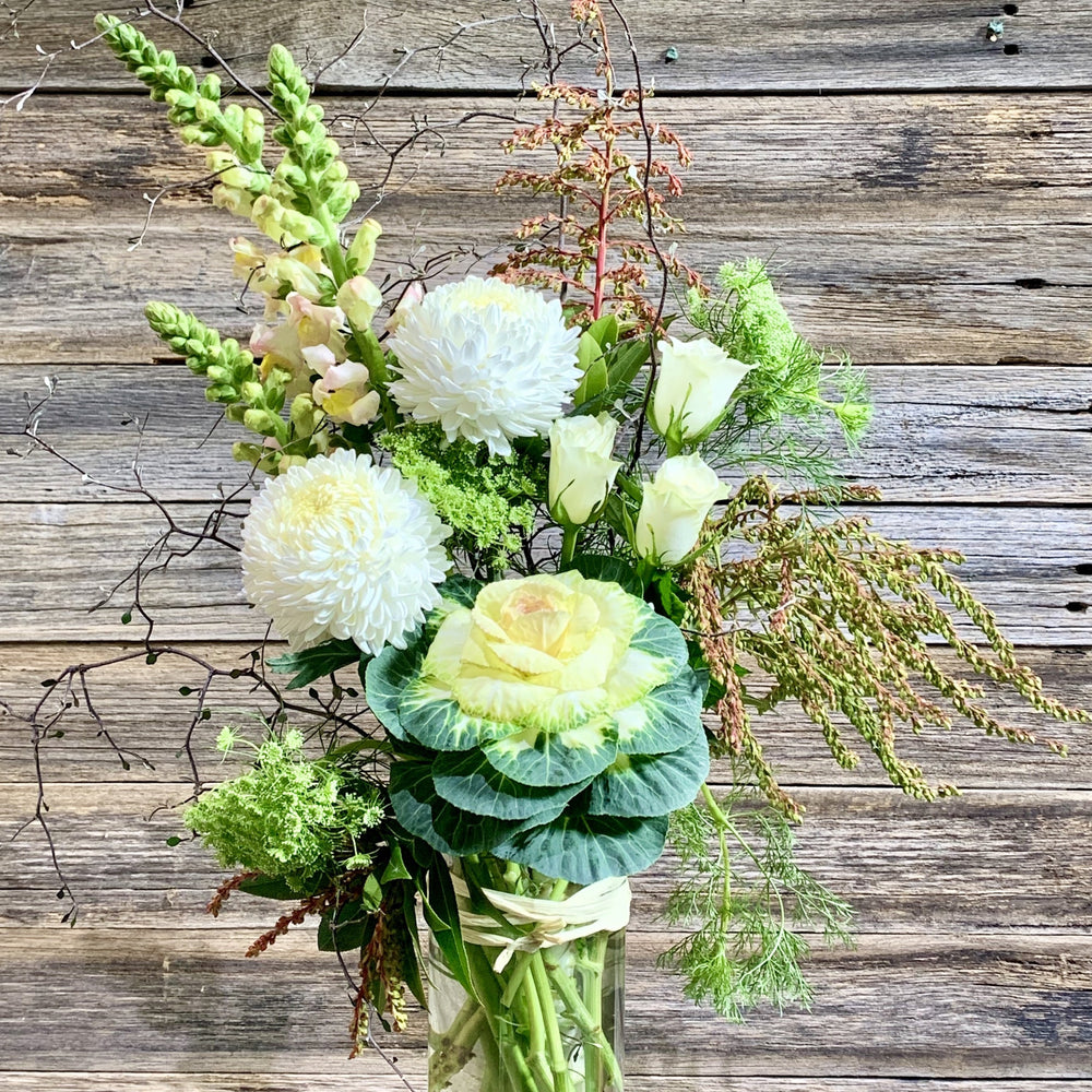 Vase of Whimsical florals